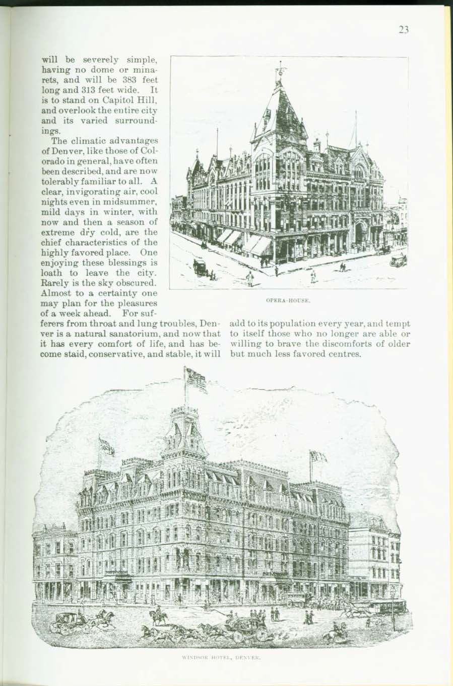 THE CITY OF DENVER, 1888: an early history of "The Queen City of the Plains". vist0006l
